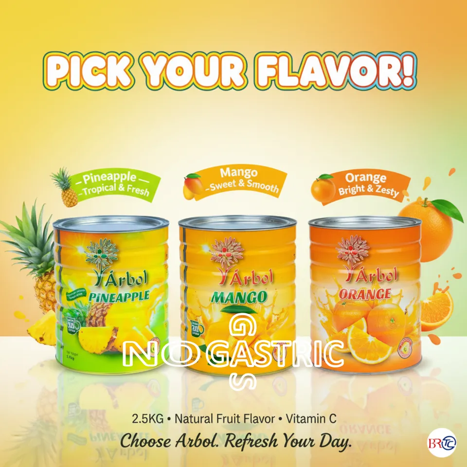 Arbol Instant Fruit Drink — Pineapple, Mango & Orange — distributed wholesale by BRTCO